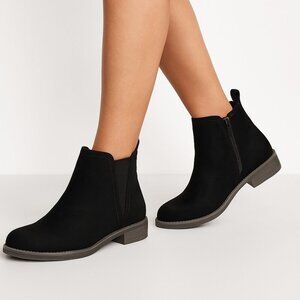 Propét Women’s Tandy Ankle Boots – Black, Size 7 (NIB)